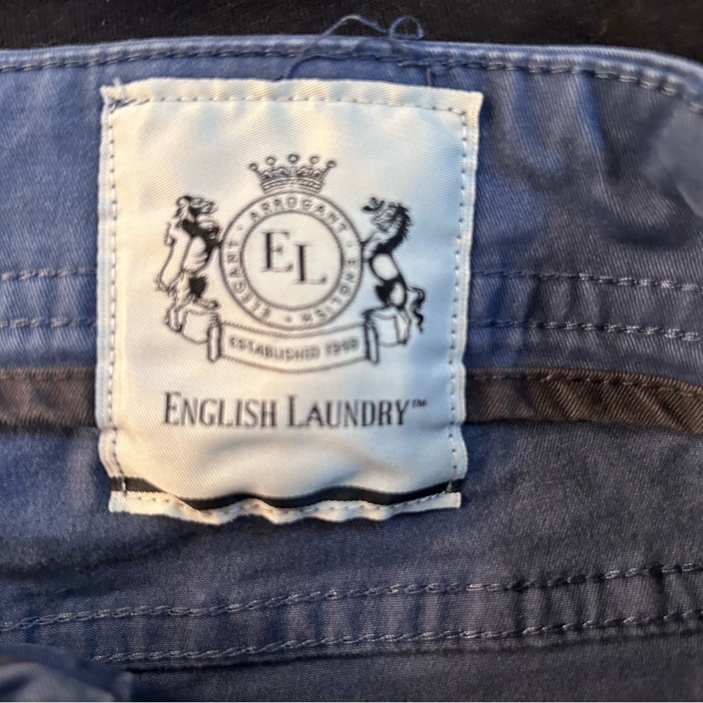 English Laundry Twill 5 Pocket Pants Size 36 x 32. - Picture 2 of 3